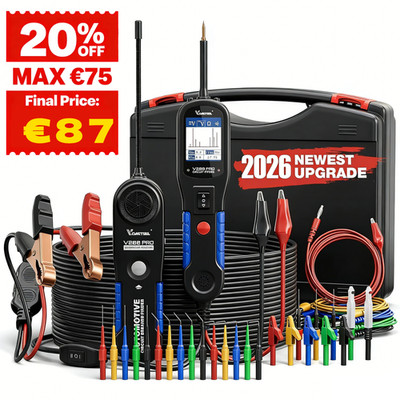 V200 PRO 12/24V elektrischer Circuit Diagnosegerät Disconnect Finder Mit 30 Pins