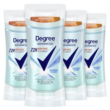 Advanced Antiperspirant Deodorant 4 count 72-Hour Sweat  Odor Protection Sho...