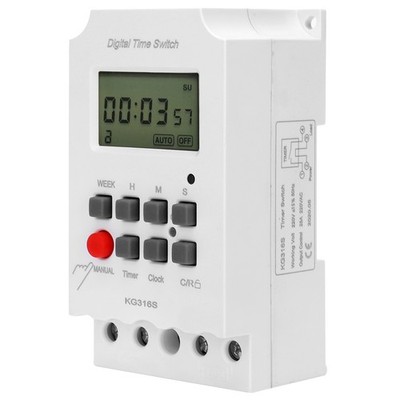 Digital Time Switch LCD MicroComputer Timer Second Control Timing 32 Groups