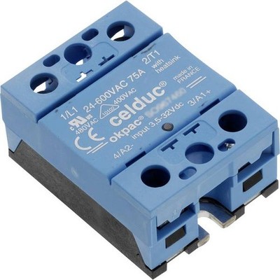 Celduc SO965460 60A Semiconductor Relay Voltage.comm.max: 600V/AC, 600V/DC C