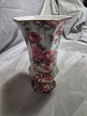 Baum Brothers Formalities 10 Inch Rose Vase Vintage No Cracks Or Chips 
