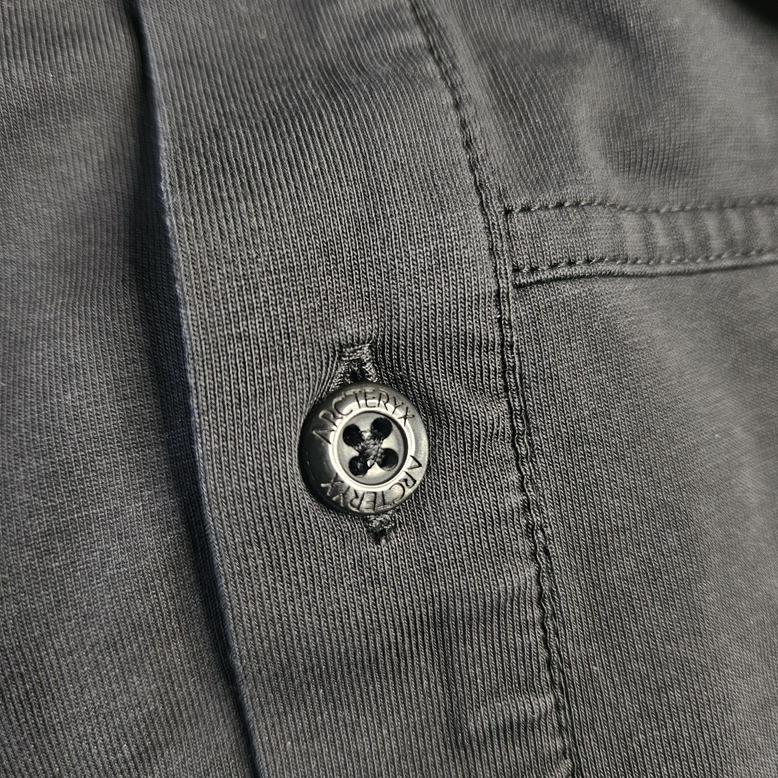 Arc'teryx Mens Shirt XL Polo Grey Captive Short Sleeve Performance  thumbnail 4