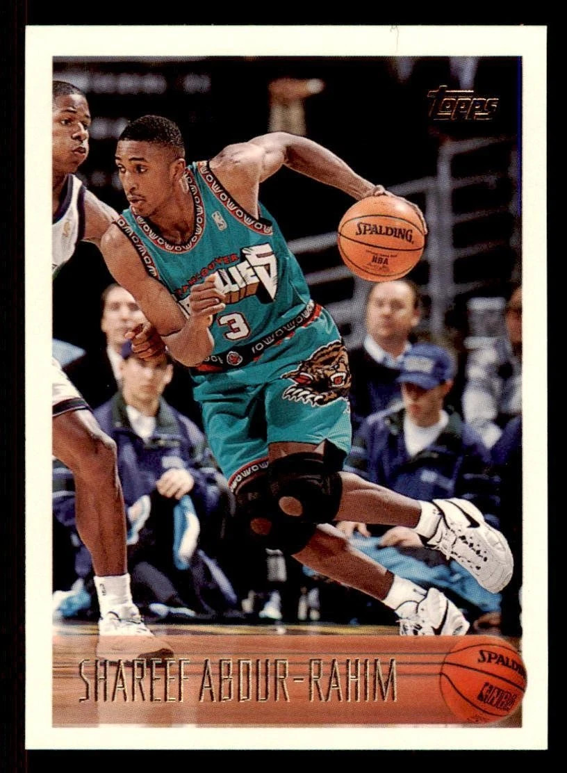 1996-97 Topps #128 Shareef Abdur-Rahim Vancouver Grizzlies NMMT FREE SHIPPING