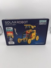 Solar Robot 12-in-1 STEM Educational Kit for Ages 8 Build and Learn NEW OPENBOX