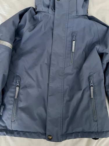 Polarn O Pyret Weather Pro Snowy Waterproof Padded Rain Coat Ski Jacket Blue 5-6 - Picture 3 of 10