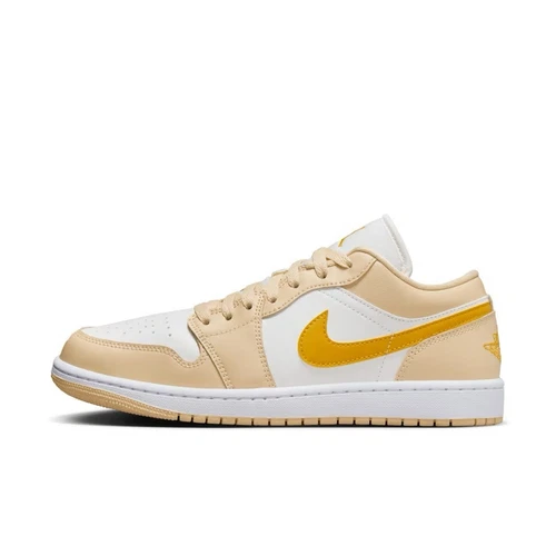 Nike Air Jordan 1 Low giallo vela ocra pale vaniglia Regno Unito 9 5 prezzo consigliato £ 120