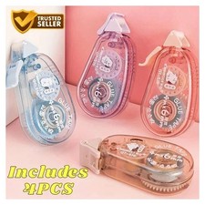 4Pcs Glue Roller, Double Sided Tape Dispenser, Scrapbooking Supplies, Glue Tape