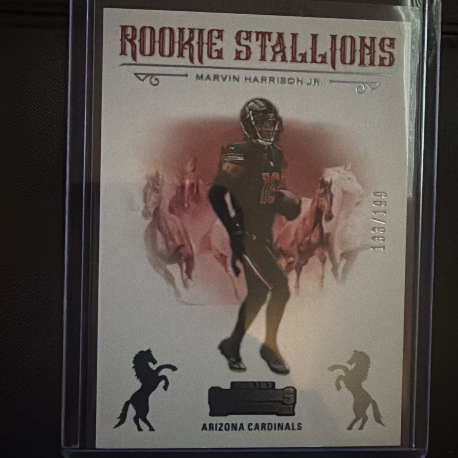 Marvin Harrison Jr. Panini Contenders Rookie Stallions #5 Blue
