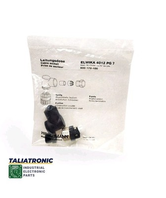 Hirschmann Elwika 4012 PG7 / 933 172-100 circular connector / cable socket /