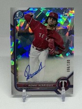 Ronny Henriquez 2022 Bowman Chrome 1st Atomic /100 Autographs Auto #CPA-RH