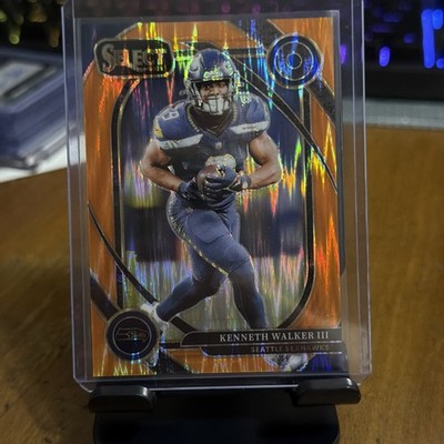 2024 Panini Select Kenneth Walker III #276 Orange Shock Club Level # Match 9/399