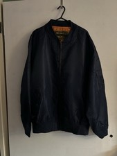 Air Force Luxury Lane Landing Leathers Full zip up bomber jacket Men’s size L