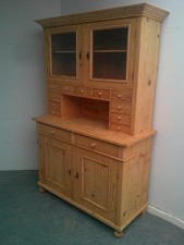 A Lovely Victorian Antique Pine 11 Spice Drawer Kitchen Dresser to Wax / Paint