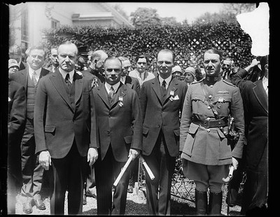 Photo:Washington D.C. Calvin Coolidge Group at White House 1928