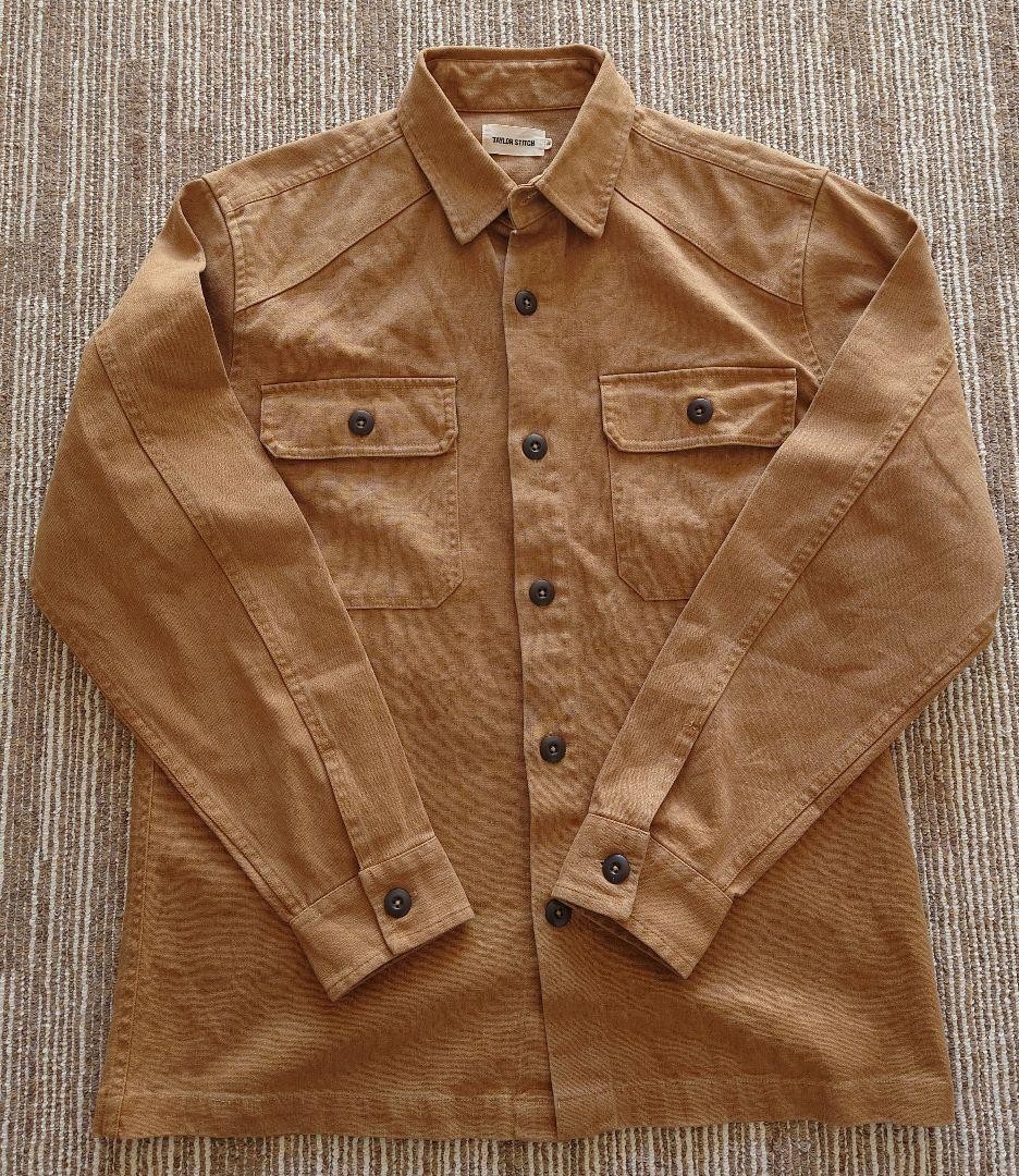 XL Brown Boss Duck Shop Shirt by Taylor Stitch, Size 44 | eBay