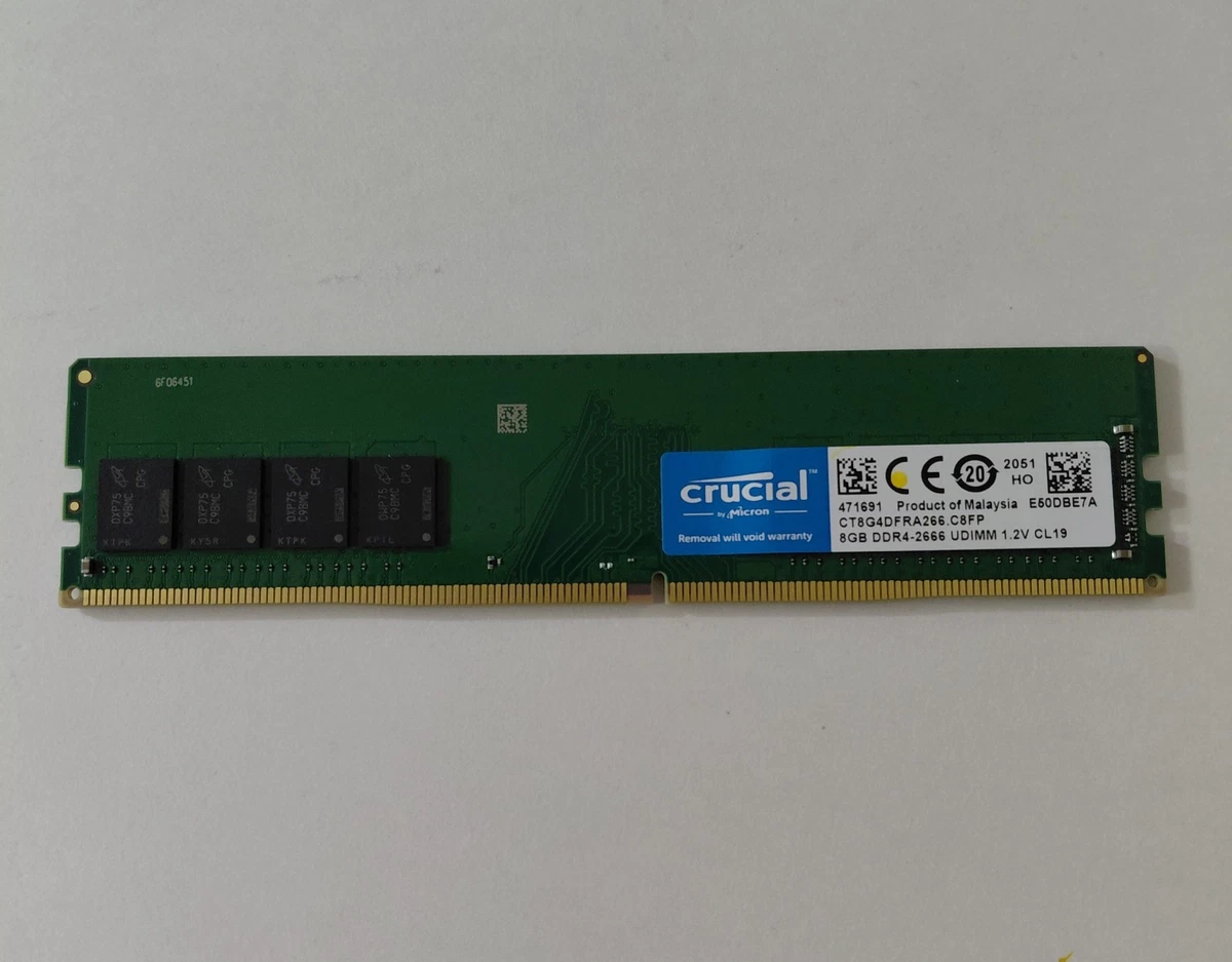 Crucial DDR4 SDRAM 8 GB Total Capacity Memory (RAM) for sale | eBay