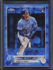 2022 Topps Chrome Update Bobby Witt Jr US100 Rookie Sapphire Refractor