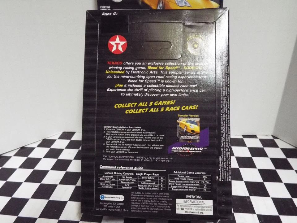 Vntg Texaco Promos 1/64 Nascar & Indy Car Lot / Need for Speed - Image 4 of 4
