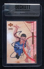 BAS 2000-01 Upper Deck Game Jersey Edition Mike Miller Seal of Authenticity 3c7