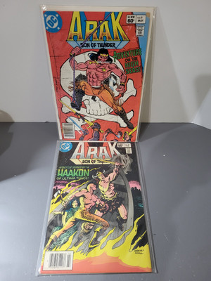 Arak Son Of Thunder (2) Comic Lot Issues 9 & 18 DC Comics 1982