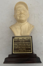 Vintage 1963 Baseball Hall of Fame Plastic Bust George Herman 