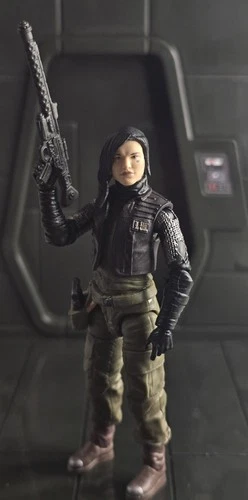 Custom Star Wars Vintage Collection CARA DUNE – Rebel Shock Trooper (3.75")