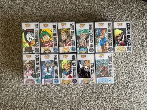 My Hero Academia Funko Pop Lot w/ Box Art