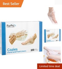 Professional Disposable Hand and Foot Liners for Paraffin Treatments - 100 Count