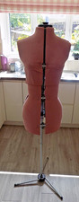 Dress Makers Dummy Pink Adjustable Mannequin Stand Pre-owned