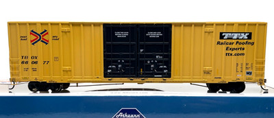 HO ATHEARN 75249 60' GUNDERSON DOUBLE DOOR BOX CAR RAILBOX TTX TBOX ...