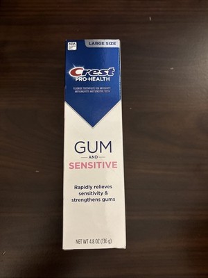 Crest Pro-Health Sensitive and Gum All Day ProtectionToothpaste 4.8 oz
