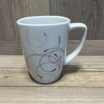 Corelle Coordinates SPLENDOR Pattern Square Porcelain 12oz. Mug