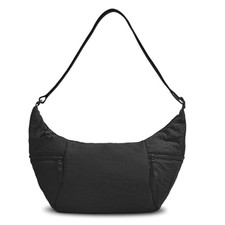 Lightweight Nylon Crossbody Bag for Women Large Crescent Crossbody Bag with A...
