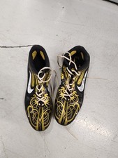 Kennys Vargas Game Worn, Signed Black And Yellow Nike Cleats