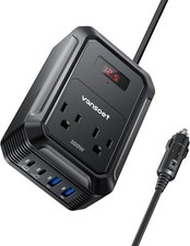 200W Car Power Inverter DC 12V to 110V AC Inverter with PD 65W/30W USB C and