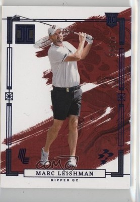 2024 Panini Impeccable LIV Golf Blue 6/18 Marc Leishman #50 Rookie RC 19l7
