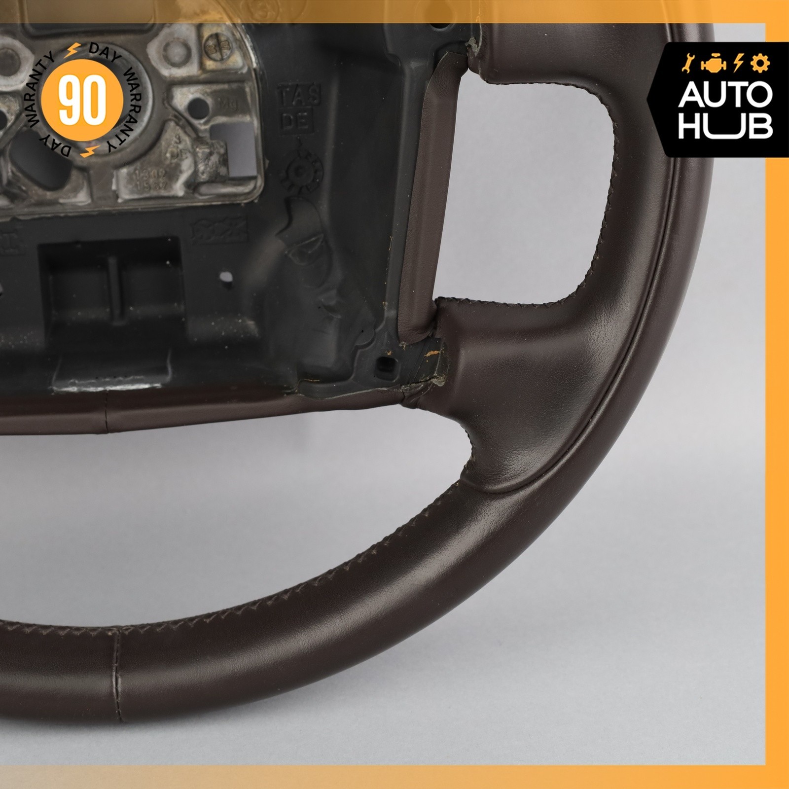 03-10 Bentley Continental GTC GT Flying Spur Driver Steering Wheel Brown OEM 43k