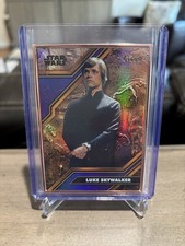 2025 Topps Star Wars Smugglers Outpost Luke Skywalker Purple Cortosis Metal /50