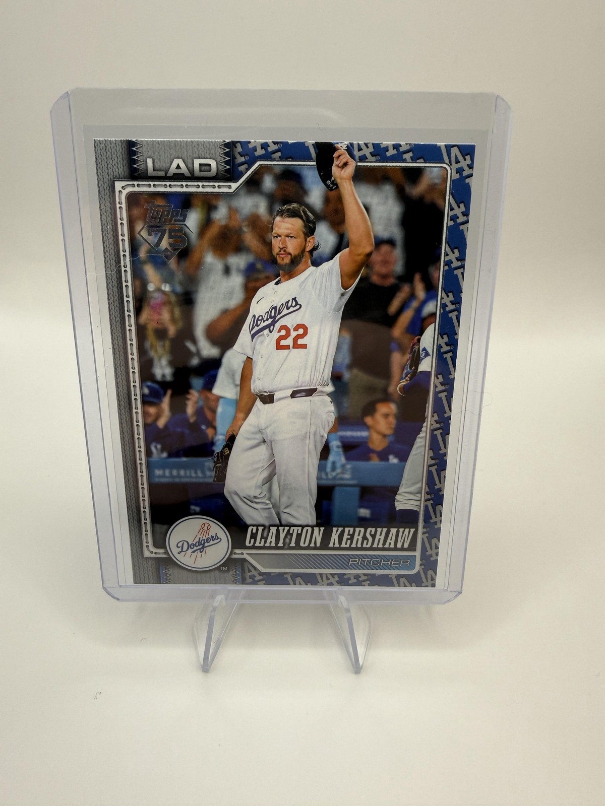 2026 Topps #22 Clayton Kershaw Team Color Border