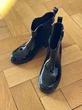 Damen Tommy Hilfiger Gummistiefel, Stiefeletten, 39, OVP, Schwarz