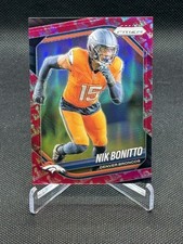 2025 Panini Prizm Nik Bonitto Rare Super Bowl Prizm /60 #230 - Denver Broncos  