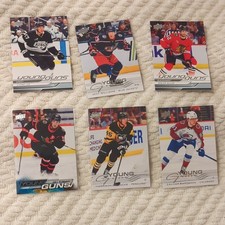 Upper Deck Young Guns NHL Hockey Rookie Card Lot of 6