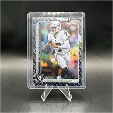 2025 Topps Chrome Black Leather /10 Geno Smith Las Vegas Raiders NFL