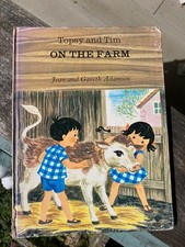 TOPSY AND TIM ON THE FARM 1970 HARDBACK GOOD USED CONDITION BLACKIE