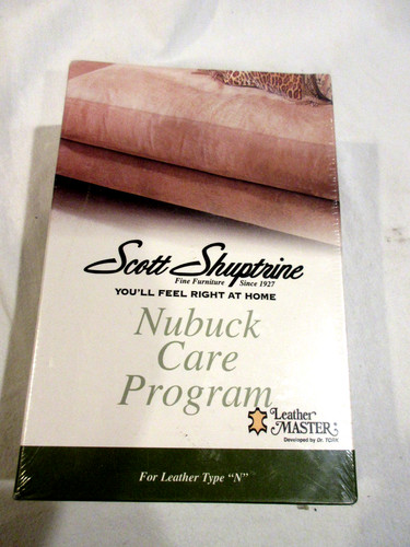 Leather Master Scott Shuptrine Nubuck Care Program For Leather Type N