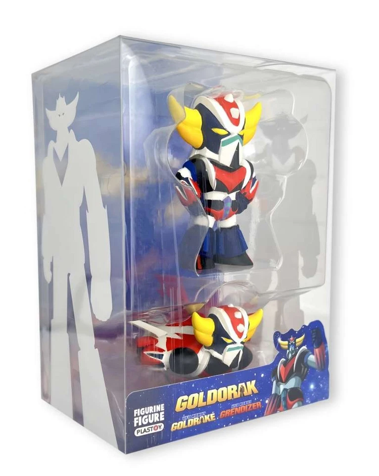 Ufo Robot Grendizer Goldrake Standing & Spazer Duo PVC Figure PLASTOY - Immagine 4 di 4