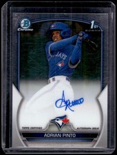 2023 Bowman Chrome #CPA-API Adrian Pinto Prospect Autographs