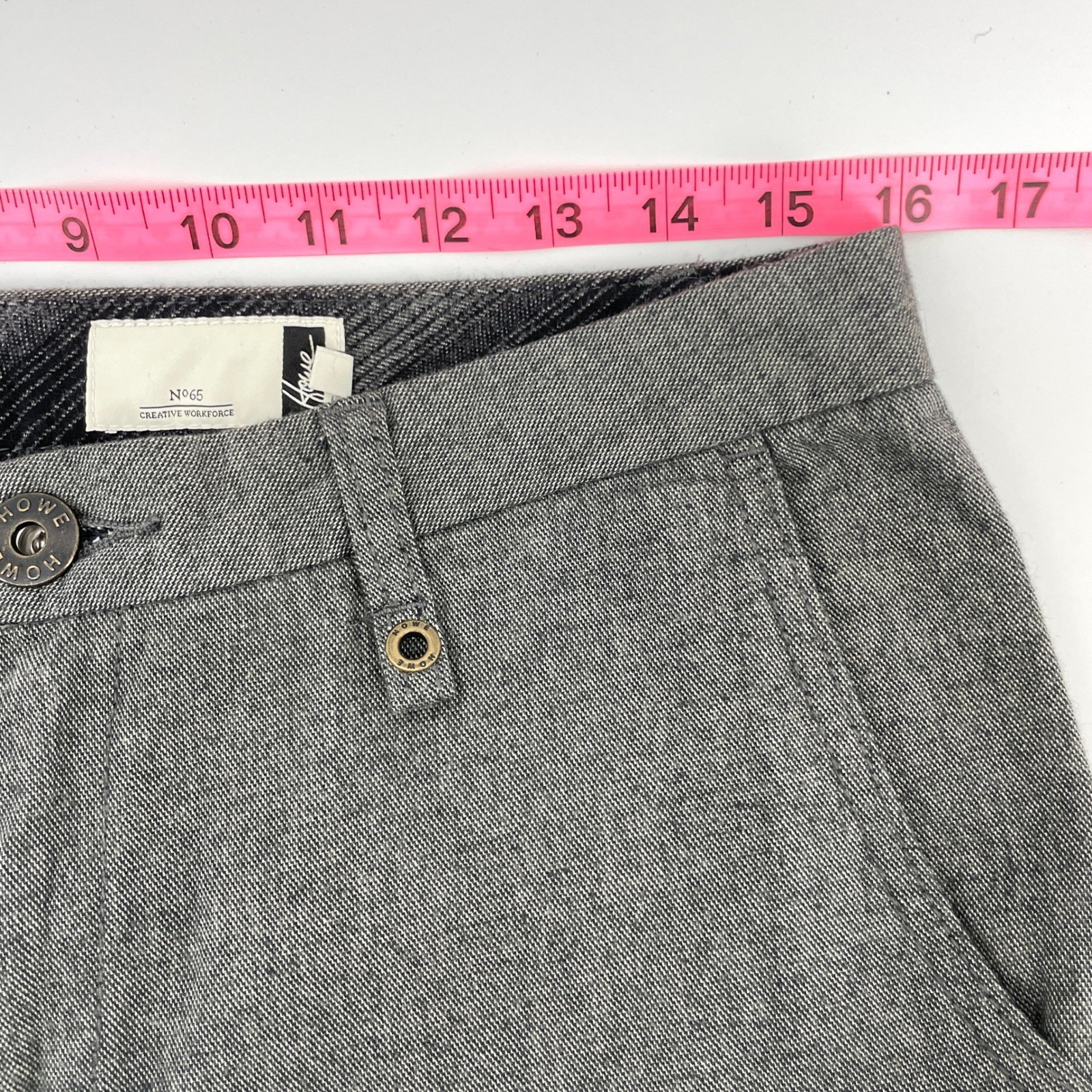 Howe Creative Workforce Chinos Grey Herringbone M… - image 5