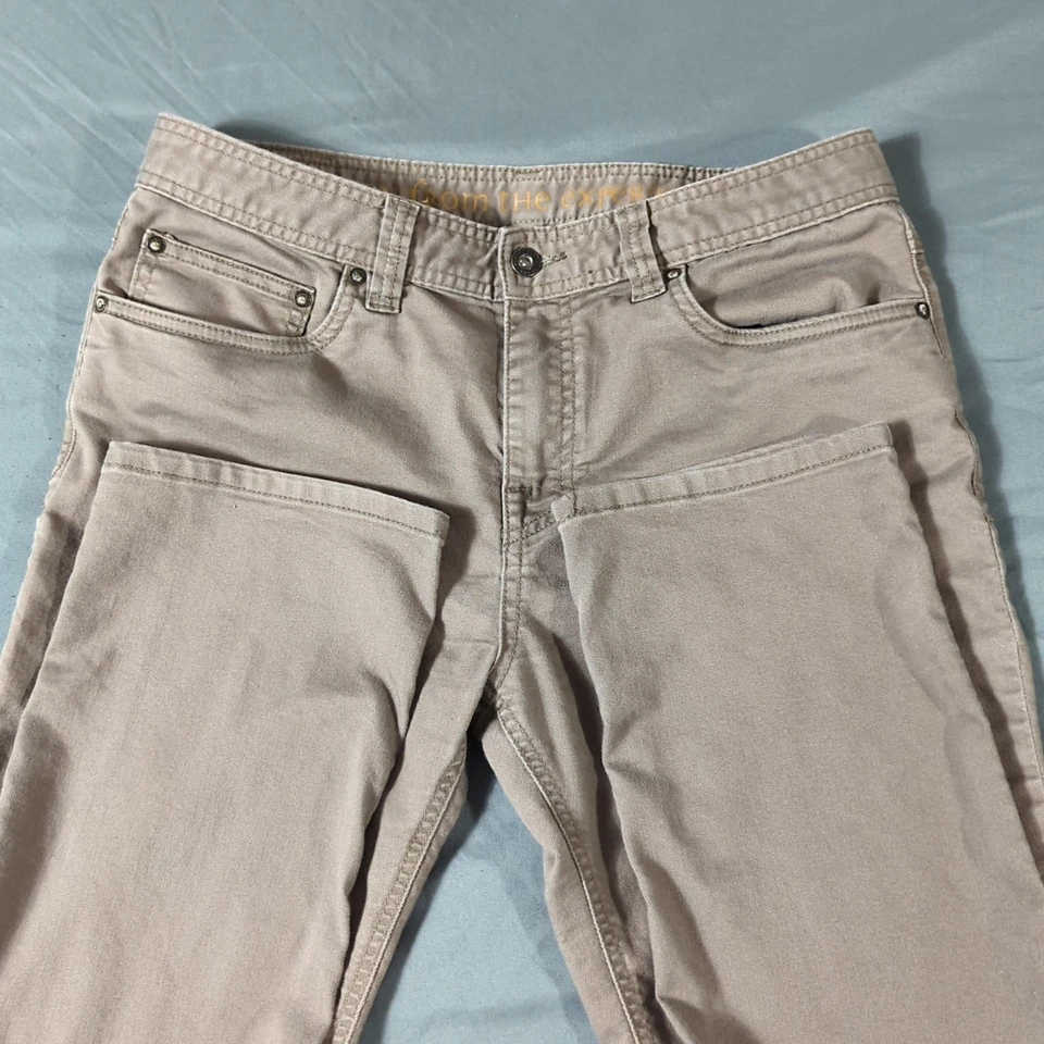 Брюки мужские prana 32x34 (32x32) коричневые приталенные эластичные повседневные Chino - Изображение 2 из 4