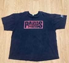Vintage 90s Paris Rap R&b Tee Single Stitch. Size 2XL. USA Made. Guerrilla Funk